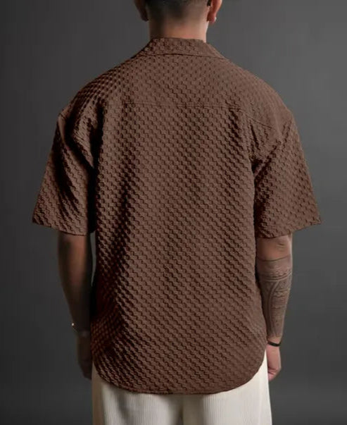 Trending Casual Popcorn Bubble Shirts